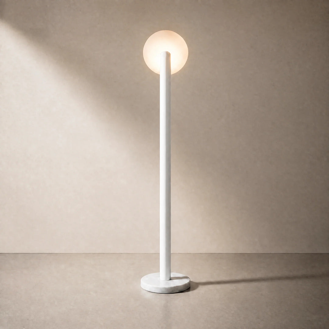 Elaris Pillar Lamp | White by Interior Moderna - view 4