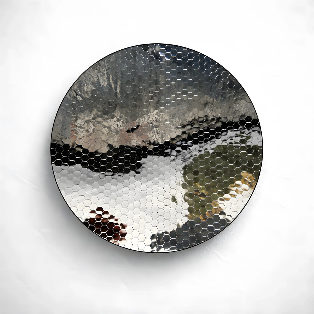Concave Hex | Silver by Interior Moderna - view 3
