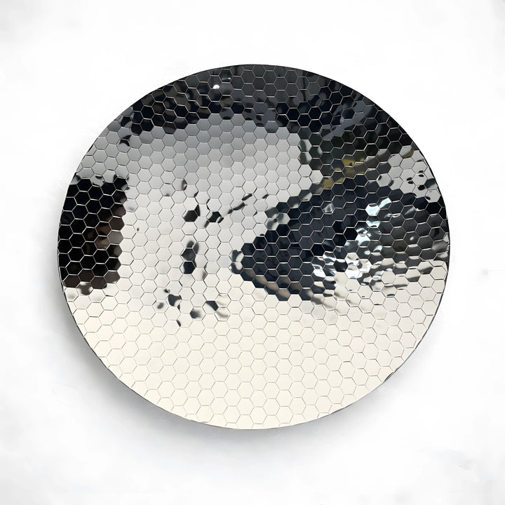 Concave Hex | Silver by Interior Moderna - view 4