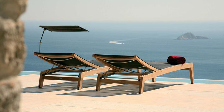 Horizon Lounger by Barlow Tyrie – Horizon collection lifestyle