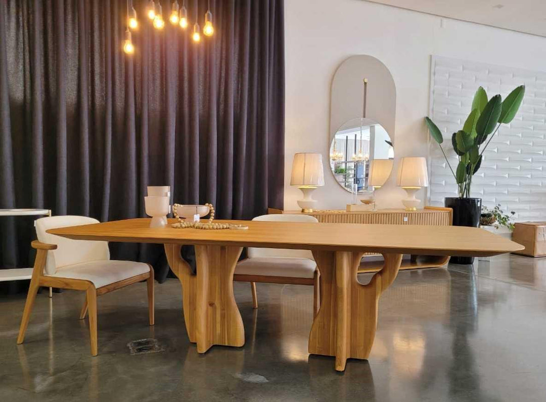 SUMA Dining Table in Teak By Uultis Dining Table Uultis Design
