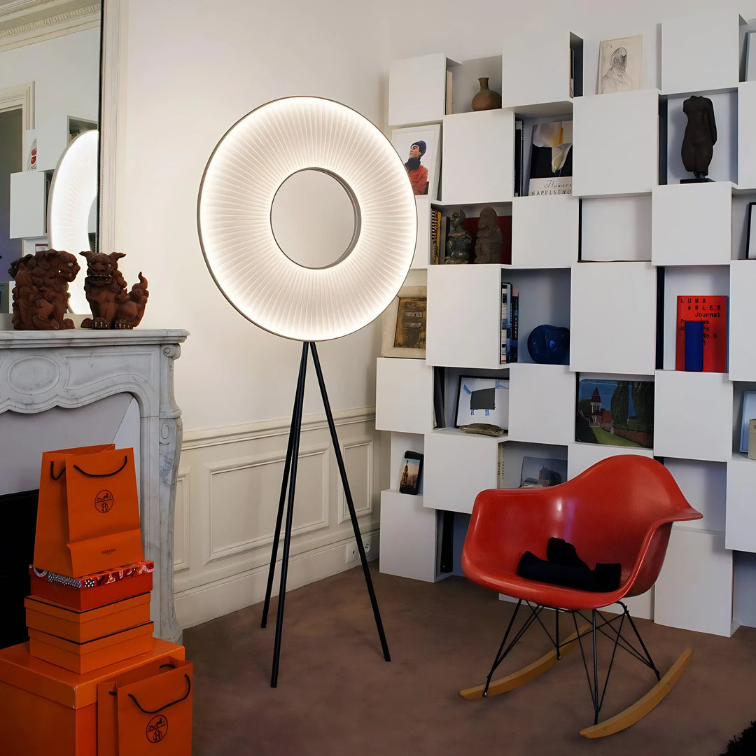 Iris Bahia Single Ring Floor Lamp by Interior Moderna - view 11