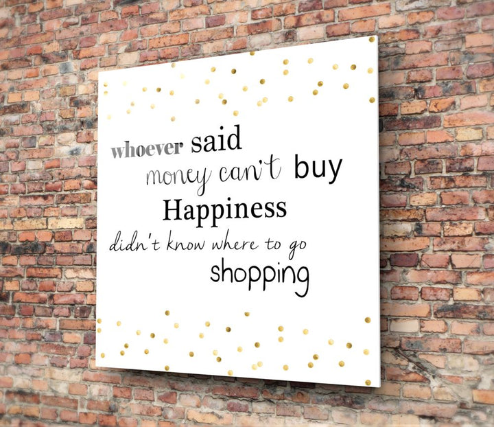 Shopping Glass Wall Art.