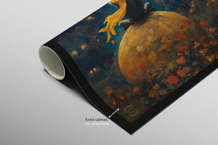 Starlit Wanderer — Haptic 3D Embossed + Gloss Lacquer Print Insigne Art Design