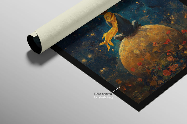 Starlit Wanderer — Haptic 3D Embossed + Gloss Lacquer Print Insigne Art Design