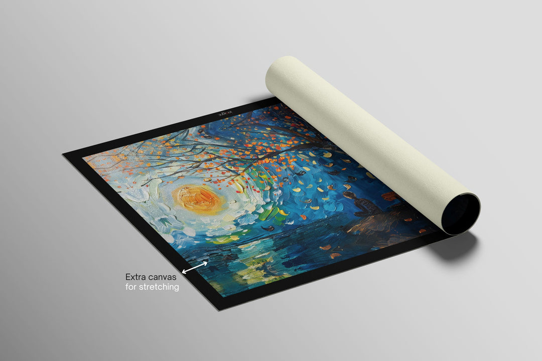 Lunar Serenade — Haptic 3D Embossed + High-Gloss Lacquer Print Insigne Art Design