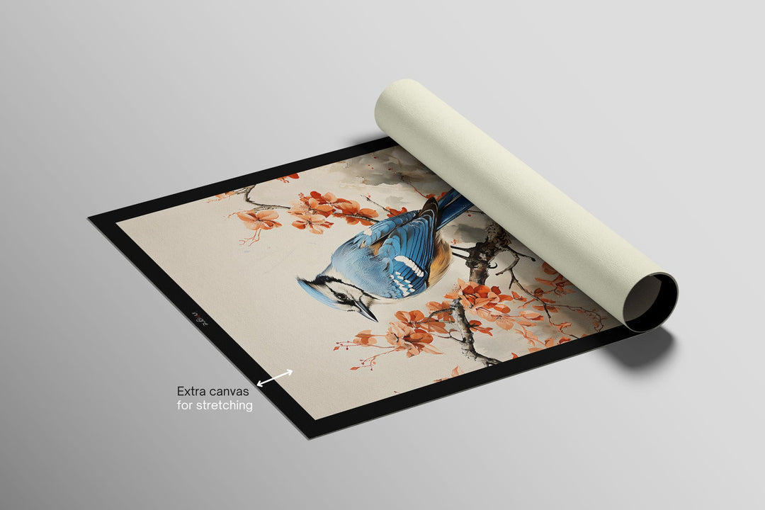 Sapphire Songbird — Haptic 3D Embossed + High-Gloss Lacquer Print Insigne Art Design