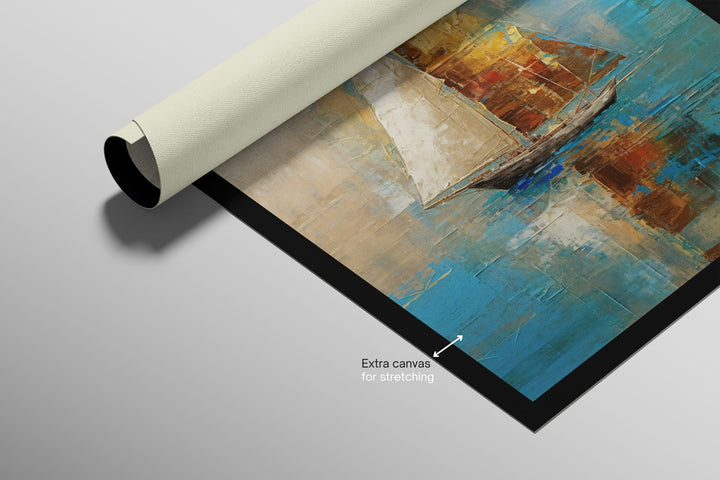 Quiet Voyage — Haptic 3D Embossed + High-Gloss Lacquer Print Insigne Art Design
