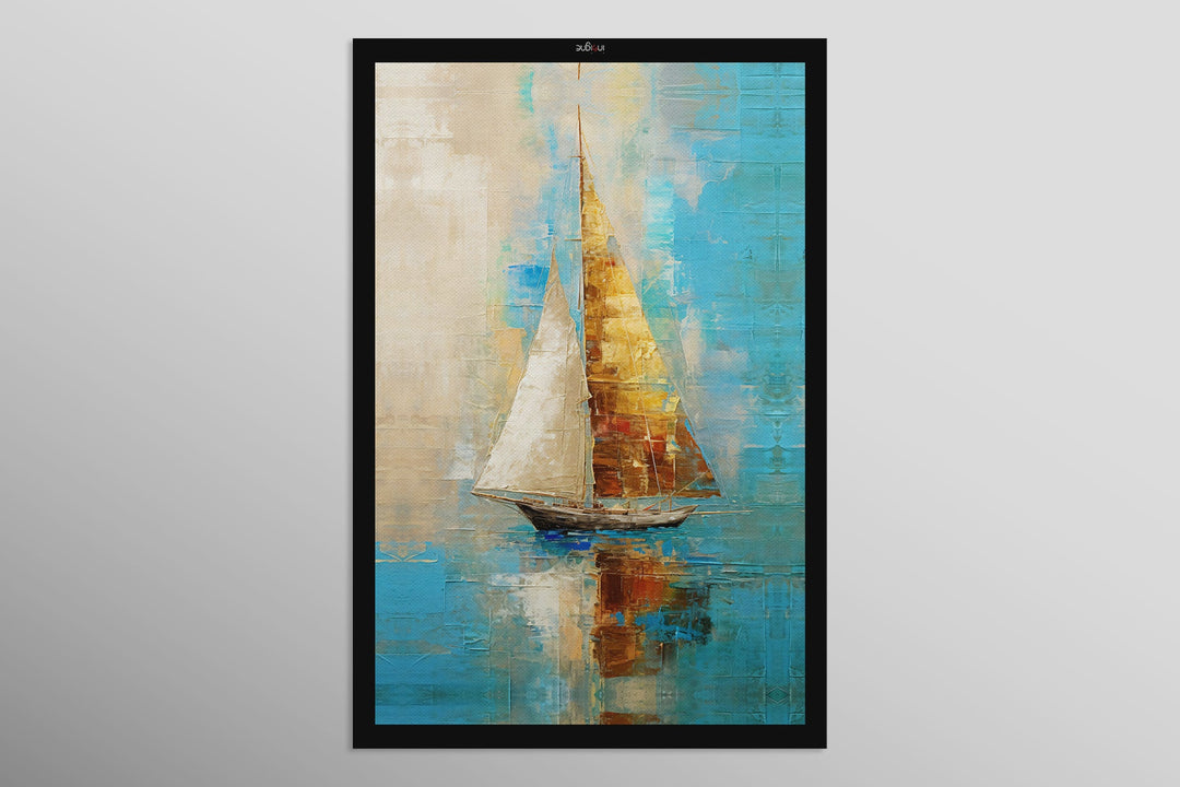Quiet Voyage — Haptic 3D Embossed + High-Gloss Lacquer Print Insigne Art Design