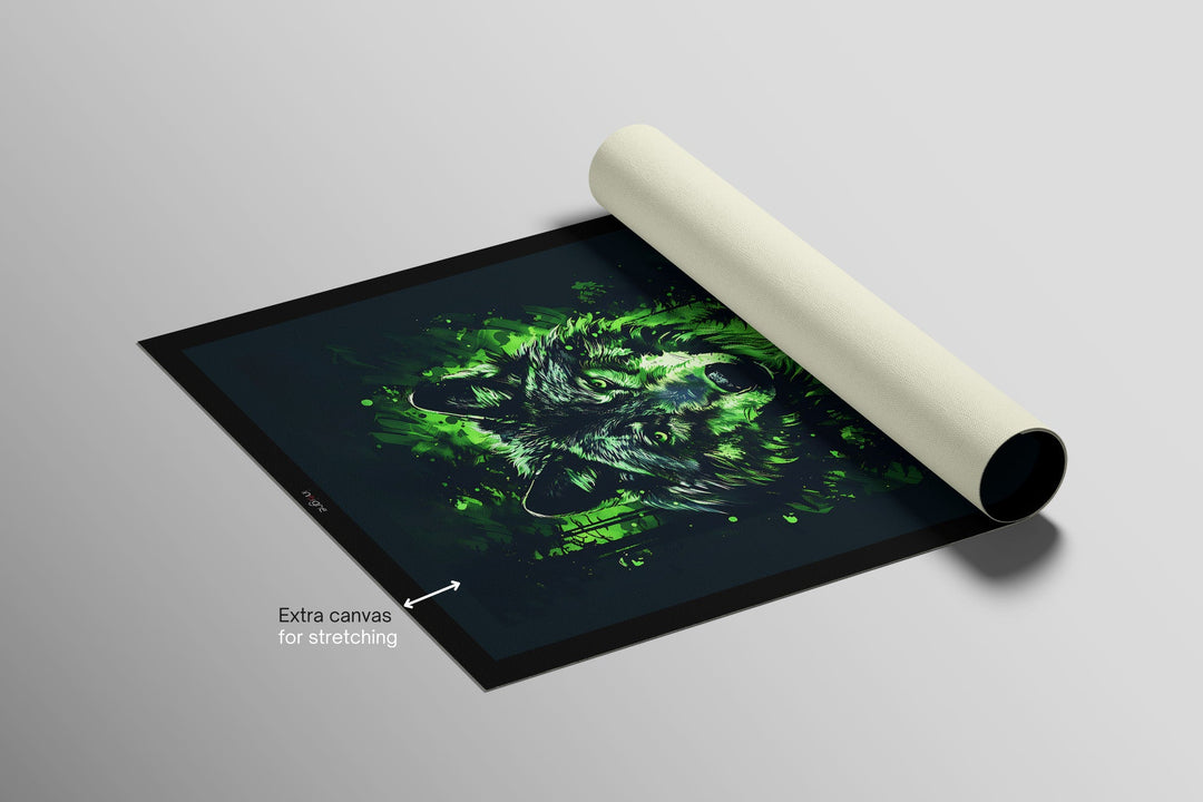 Forest Guardian — Haptic 3D Embossed + High-Gloss Lacquer Print Insigne Art Design