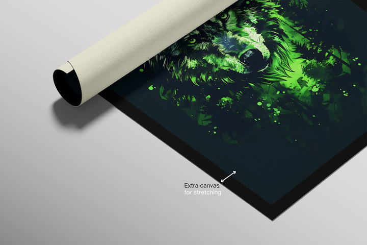 Forest Guardian — Haptic 3D Embossed + High-Gloss Lacquer Print Insigne Art Design