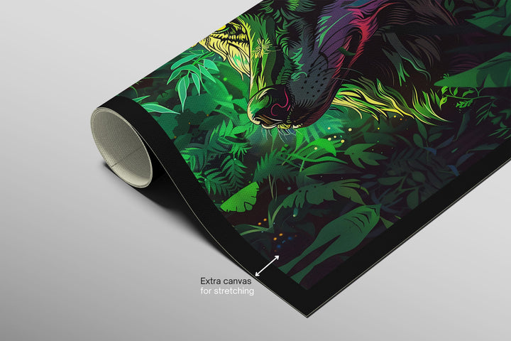 Neon Canopy Alpha — Haptic 3D Embossed + High-Gloss Lacquer Print Insigne Art Design