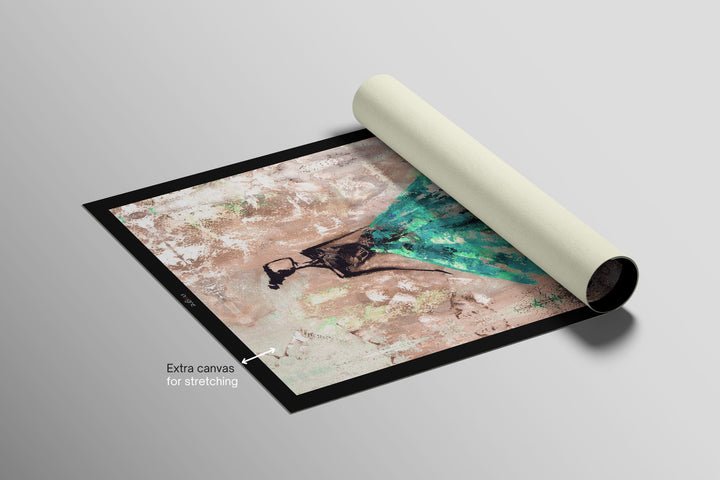 Jade Couture Muse — Haptic 3D Embossed + High-Gloss Lacquer Print Home &amp; Garden > Decor > Artwork > Posters, Prints, &amp; Visual Artwork Insigne Art Design