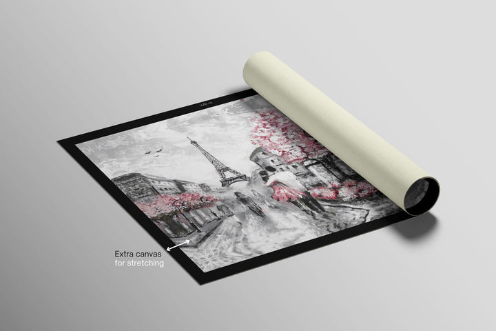 Paris in Bloom — Haptic 3D Embossed + High-Gloss Lacquer Print Home &amp; Garden > Decor > Artwork > Posters, Prints, &amp; Visual Artwork Insigne Art Design