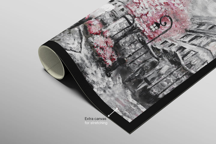 Paris in Bloom — Haptic 3D Embossed + High-Gloss Lacquer Print Home &amp; Garden > Decor > Artwork > Posters, Prints, &amp; Visual Artwork Insigne Art Design