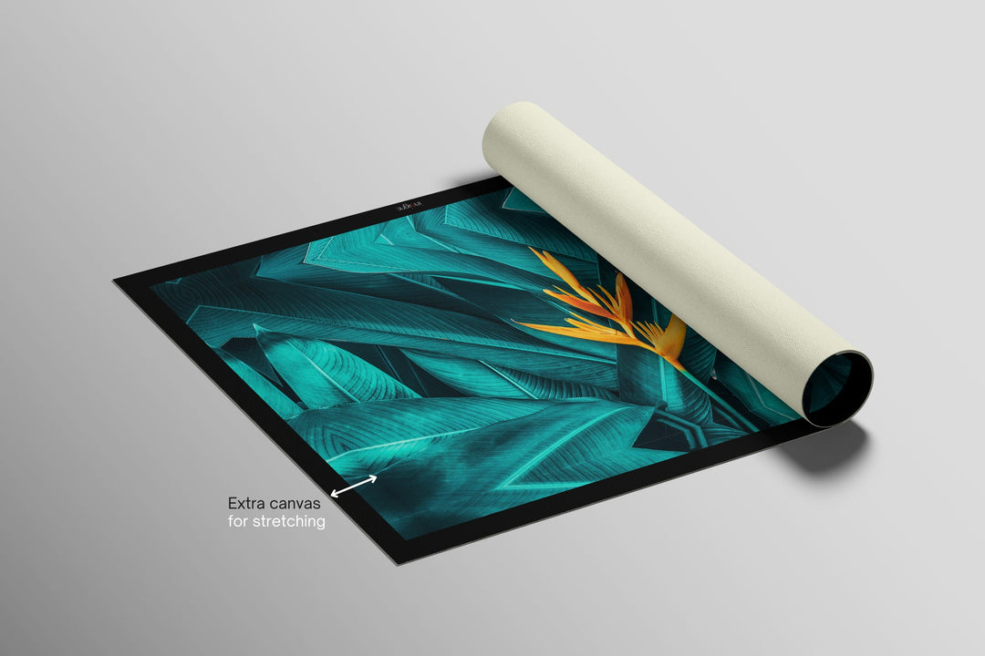 Teal Canopy Flame — Haptic 3D Embossed + Gloss Lacquer Print Home &amp; Garden > Decor > Artwork > Posters, Prints, &amp; Visual Artwork Insigne Art Design