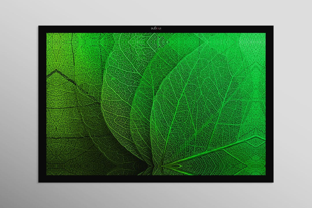 Verdant Lattice — Haptic 3D Embossed + High-Gloss Lacquer Print Home &amp; Garden > Decor > Artwork > Posters, Prints, &amp; Visual Artwork Insigne Art Design