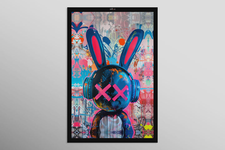 Urban Rebel Bot — 3D Haptic Embossed High-Gloss Luxury Wall Art Insigne Art Design