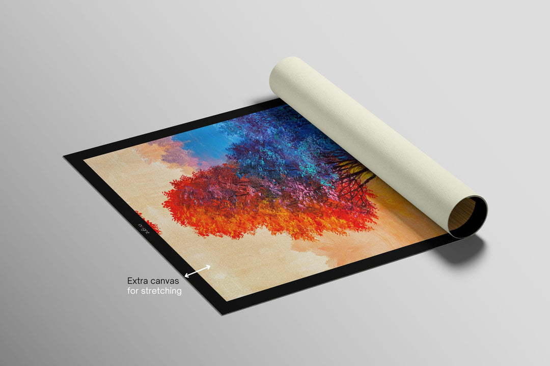 Crimson Frost Solitude — 3D Haptic Embossed High-Gloss Luxury Wall Art Wall Decoration Insigne Art Design