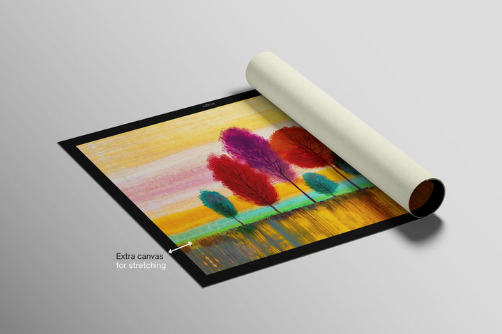 Radiant Chromatic Grove — 3D Haptic Embossed High-Gloss Luxury Wall Art Home &amp; Garden > Decor > Artwork > Posters, Prints, &amp; Visual Artwork Insigne Art Design