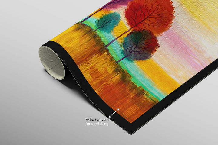 Radiant Chromatic Grove — 3D Haptic Embossed High-Gloss Luxury Wall Art Home &amp; Garden > Decor > Artwork > Posters, Prints, &amp; Visual Artwork Insigne Art Design