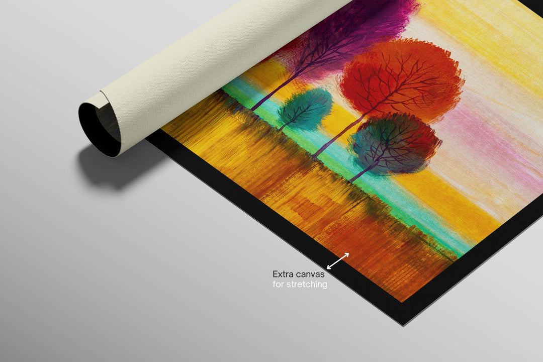 Radiant Chromatic Grove — 3D Haptic Embossed High-Gloss Luxury Wall Art Home &amp; Garden > Decor > Artwork > Posters, Prints, &amp; Visual Artwork Insigne Art Design