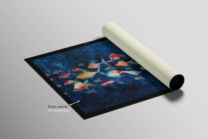 Cobalt Current Chorus — A Textured Deep-Sea Discovery Home &amp; Garden > Decor > Artwork > Posters, Prints, &amp; Visual Artwork Insigne Art Design