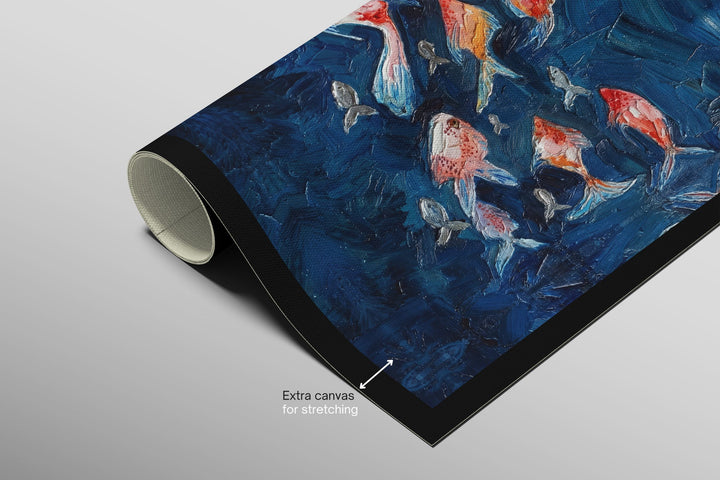 Cobalt Current Chorus — A Textured Deep-Sea Discovery Home &amp; Garden > Decor > Artwork > Posters, Prints, &amp; Visual Artwork Insigne Art Design