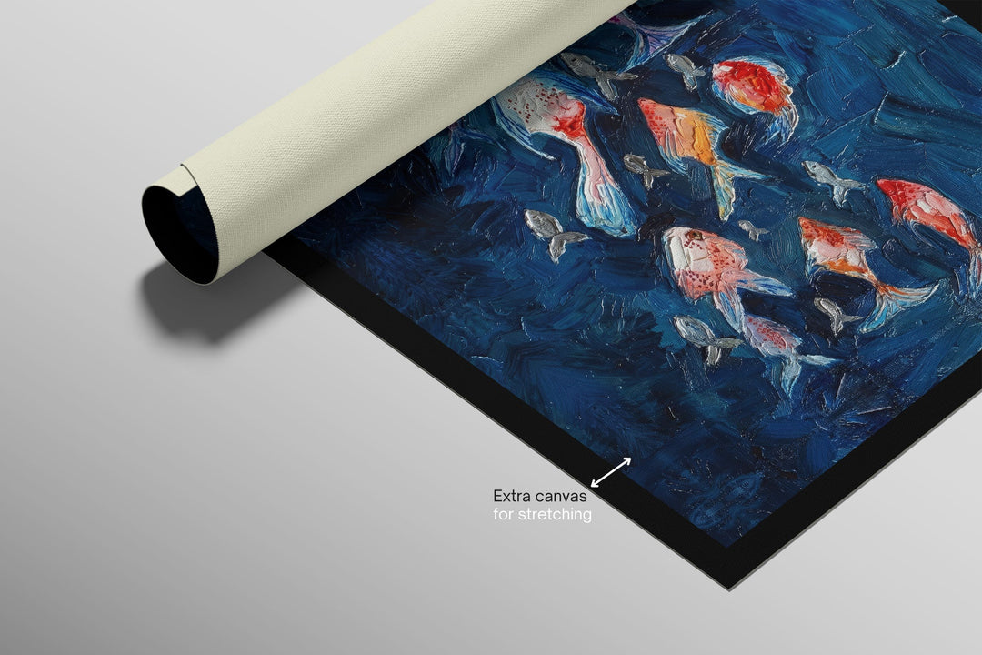 Cobalt Current Chorus — A Textured Deep-Sea Discovery Home &amp; Garden > Decor > Artwork > Posters, Prints, &amp; Visual Artwork Insigne Art Design