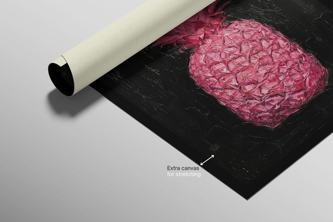 Eclectic Pineapple Pulse — A Textured Pop in Pink &amp; Noir Home &amp; Garden > Decor > Artwork > Posters, Prints, &amp; Visual Artwork Insigne Art Design
