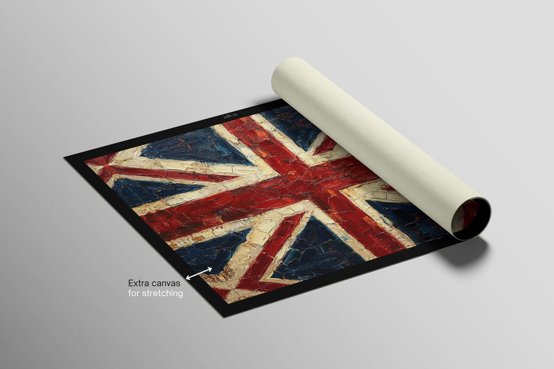 Imperial Heritage: Sculpted Union Jack — 3D Haptic Embossed High-Gloss Luxury Wall Art Home &amp; Garden > Decor > Artwork > Posters, Prints, &amp; Visual Artwork Insigne Art Design