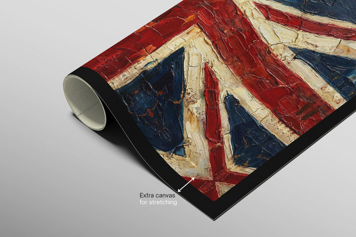 Imperial Heritage: Sculpted Union Jack — 3D Haptic Embossed High-Gloss Luxury Wall Art Home &amp; Garden > Decor > Artwork > Posters, Prints, &amp; Visual Artwork Insigne Art Design