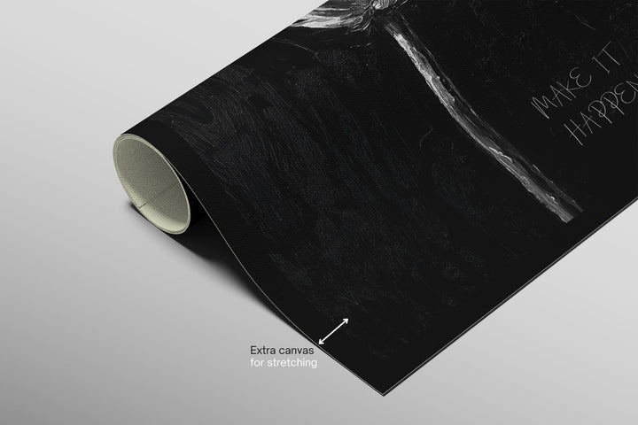 Monochrome Lotus Manifest — A Textured Vow in Black &amp; White Home &amp; Garden > Decor > Artwork > Posters, Prints, &amp; Visual Artwork Insigne Art Design