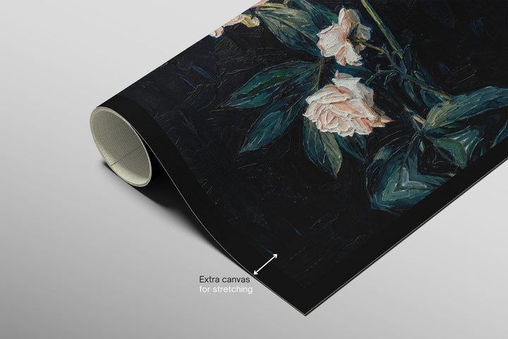 Midnight Peony &amp; Amber Lily — 3D Haptic Embossed High-Gloss Luxury Wall Art Home &amp; Garden > Decor > Artwork > Posters, Prints, &amp; Visual Artwork Insigne Art Design