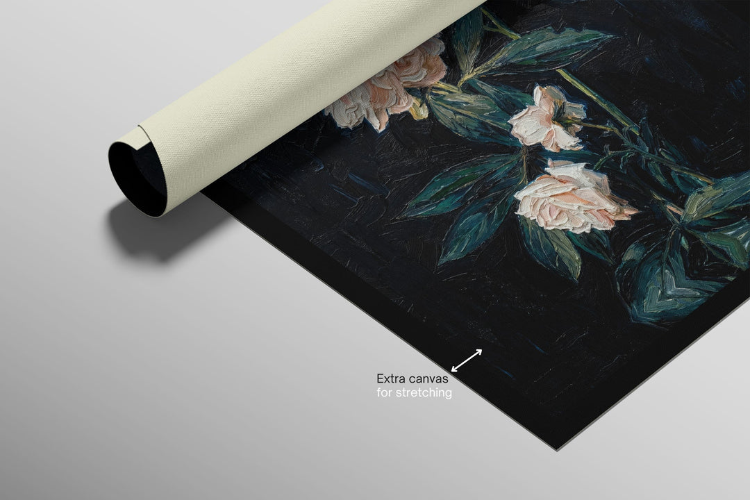 Midnight Peony &amp; Amber Lily — 3D Haptic Embossed High-Gloss Luxury Wall Art Home &amp; Garden > Decor > Artwork > Posters, Prints, &amp; Visual Artwork Insigne Art Design