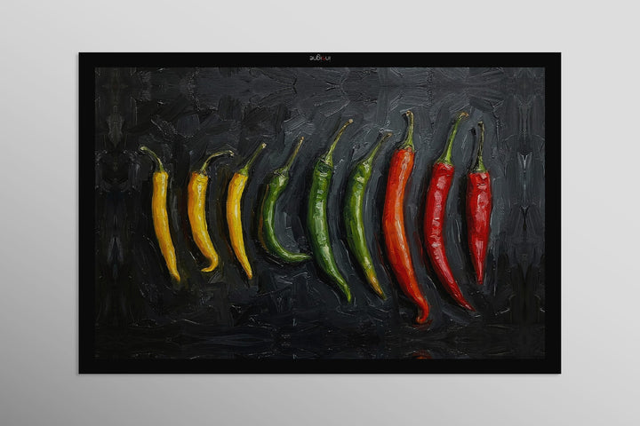 Radiant Spice Spectrum — 3D Haptic Embossed High-Gloss Luxury Wall Art Home &amp; Garden > Decor > Artwork > Posters, Prints, &amp; Visual Artwork Insigne Art Design
