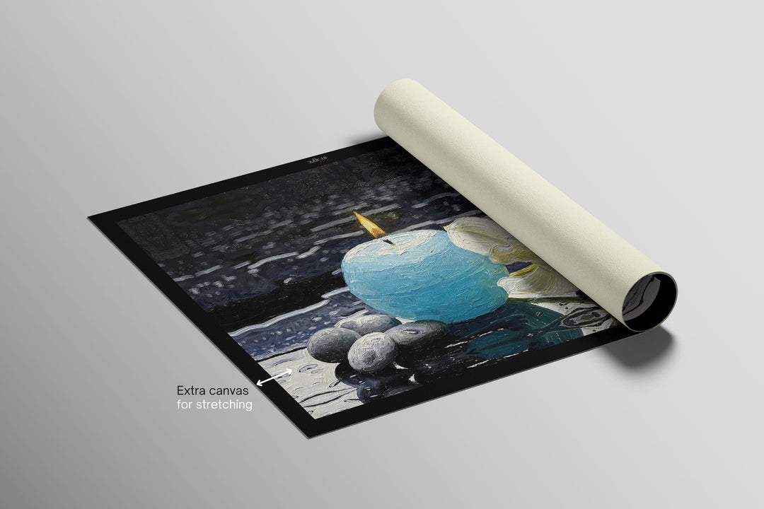 Zen Serenity Bloom — 3D Haptic Embossed High-Gloss Luxury Wall Art Home &amp; Garden > Decor > Artwork > Posters, Prints, &amp; Visual Artwork Insigne Art Design
