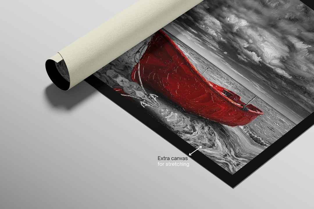 Crimson Sentinel of the Noir Coast — 3D Haptic Embossed High-Gloss Luxury Wall Art Home &amp; Garden > Decor > Artwork > Posters, Prints, &amp; Visual Artwork Insigne Art Design