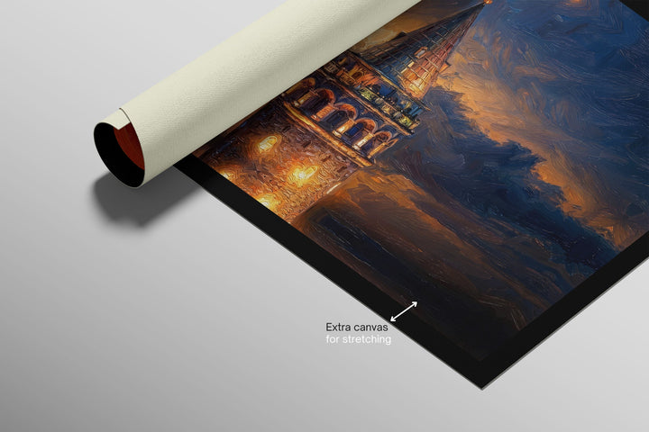 Galata Sunset Sentinel — 3D Haptic Embossed High-Gloss Luxury Wall Art Home &amp; Garden > Decor > Artwork > Posters, Prints, &amp; Visual Artwork Insigne Art Design