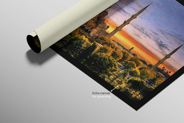 Eternal Sultan Ahmed Radiance — 3D Haptic Embossed High-Gloss Luxury Wall Art Home &amp; Garden > Decor > Artwork > Posters, Prints, &amp; Visual Artwork Insigne Art Design