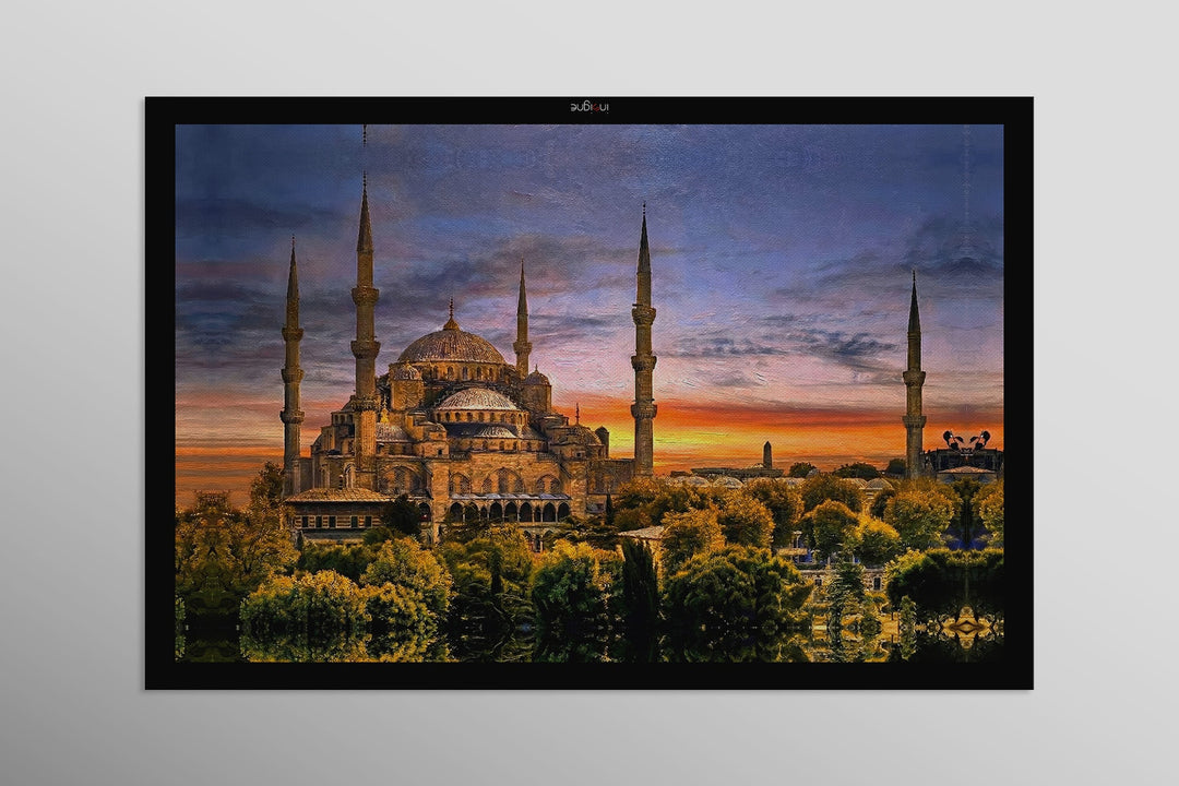 Eternal Sultan Ahmed Radiance — 3D Haptic Embossed High-Gloss Luxury Wall Art Home &amp; Garden > Decor > Artwork > Posters, Prints, &amp; Visual Artwork Insigne Art Design