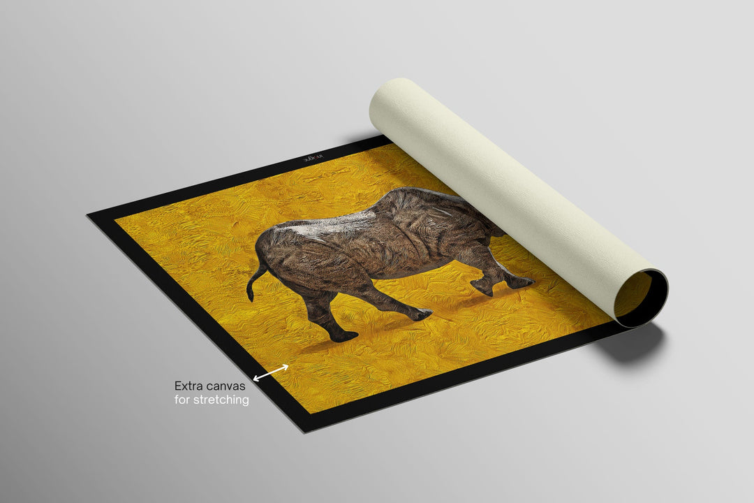 Golden Savannah Sentinel — 3D Haptic Embossed High-Gloss Luxury Wall Art Home &amp; Garden > Decor > Artwork > Posters, Prints, &amp; Visual Artwork Insigne Art Design