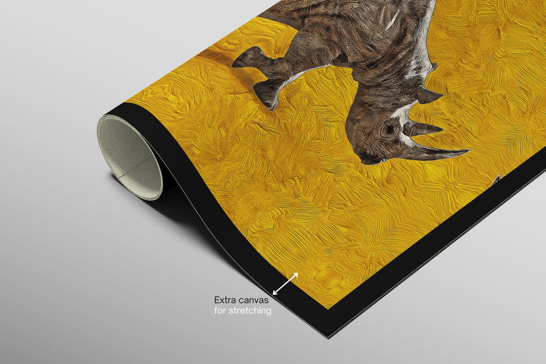 Golden Savannah Sentinel — 3D Haptic Embossed High-Gloss Luxury Wall Art Home &amp; Garden > Decor > Artwork > Posters, Prints, &amp; Visual Artwork Insigne Art Design