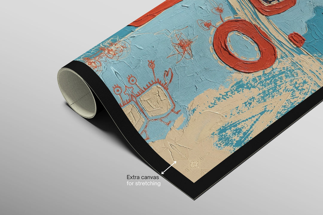 Cosmic Tide Doodles — 3D Haptic Embossed High-Gloss Luxury Wall Art Wall Decoration Insigne Art Design