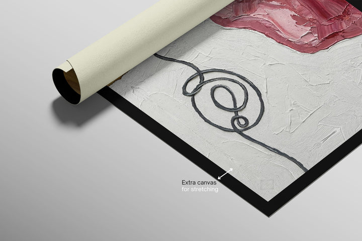 Crimson &amp; Ochre Lyric — 3D Haptic Embossed High-Gloss Luxury Wall Art Home &amp; Garden > Decor > Artwork > Posters, Prints, &amp; Visual Artwork Insigne Art Design