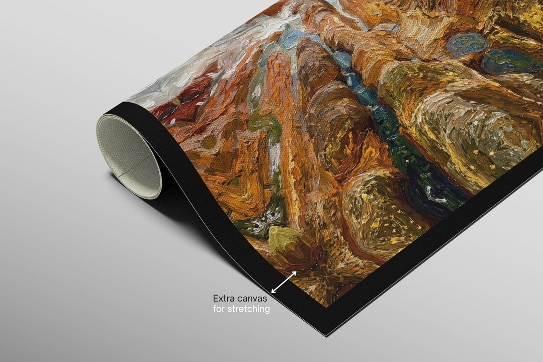 Amber Coastline Reverie — 3D Haptic Embossed High-Gloss Luxury Wall Art Wall Decoration Insigne Art Design