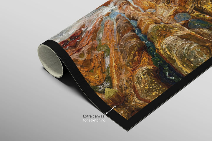 Amber Coastline Reverie — 3D Haptic Embossed High-Gloss Luxury Wall Art Wall Decoration Insigne Art Design