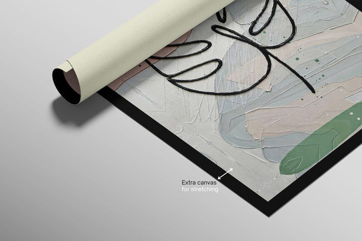 Pastel Tropic Silhouette — 3D Haptic Embossed High-Gloss Luxury Wall Art Home &amp; Garden > Decor > Artwork > Posters, Prints, &amp; Visual Artwork Insigne Art Design