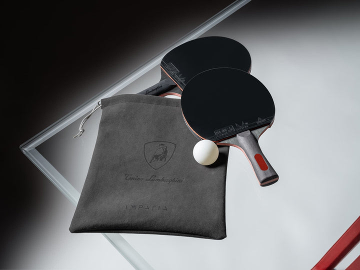 Lungolinea Leather Tonino Lamborghini Edition Ping Pong Table by Impatia detail