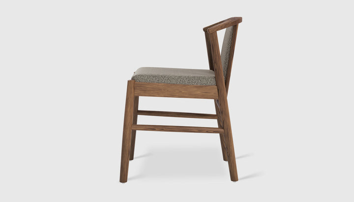 Lanark Dining Chair by Gus Modern finish and detail view